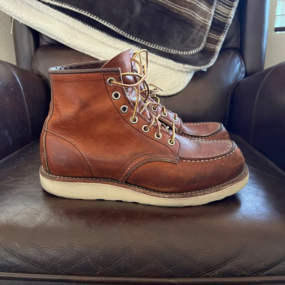 Red Wing Moc Toe 875 Heritage Boots - Picture 7 of 7